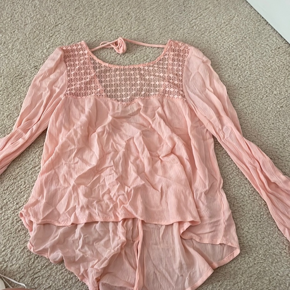 Altered State Long Sleeve Pink Shirt